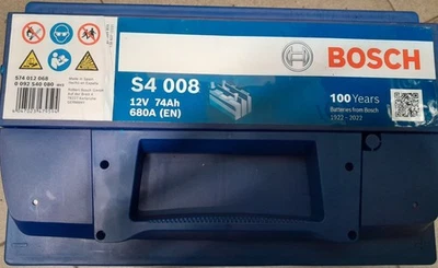 BATTERIA AUTO BOSCH S4008 0092S40080 74 AH 680A 278x175x190 - Immagine 1 di 3