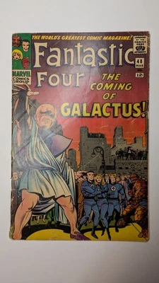 Fantastic Four #48  1966 Galactus 1st Silver Surfer! Incomplete w/Full Story - Image 1 of 4