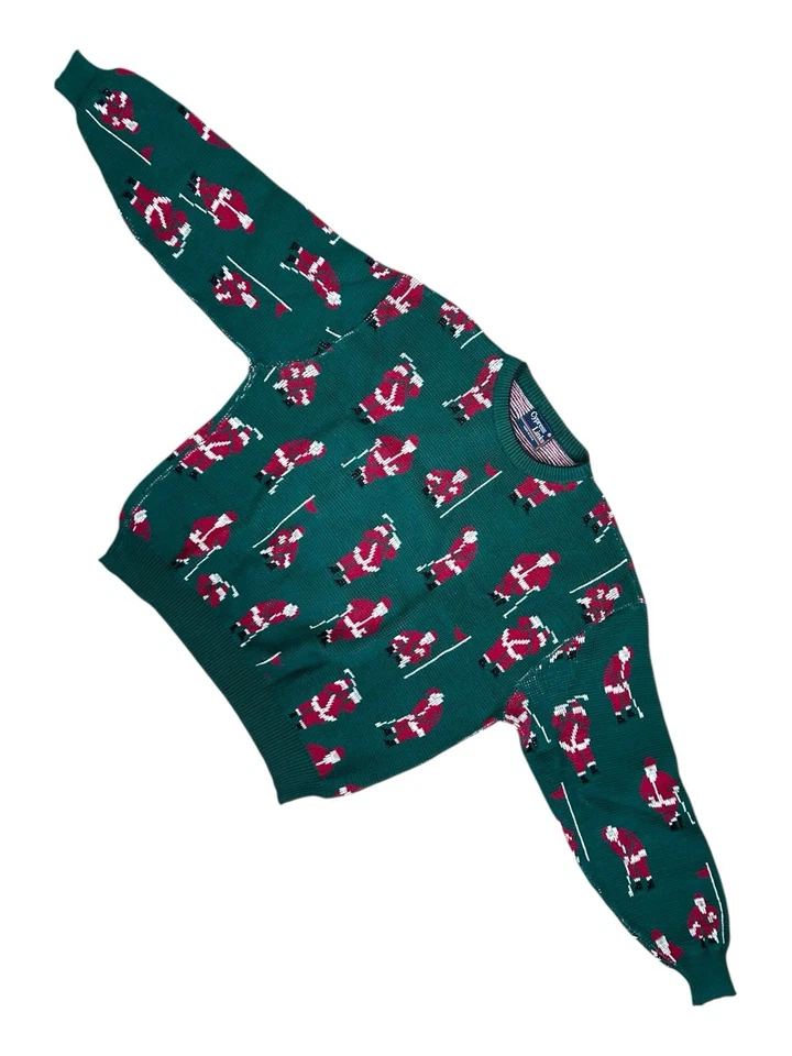 Suéter Cuello Redondo Tejido Papá Noel Golf Eslabones Ciprés De Colección Talla L/XL Foto 1 de 4