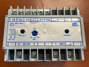 BASLER BE3-25-1A1N4 Synch Check Relay 120 VAC - Picture 1 of 3