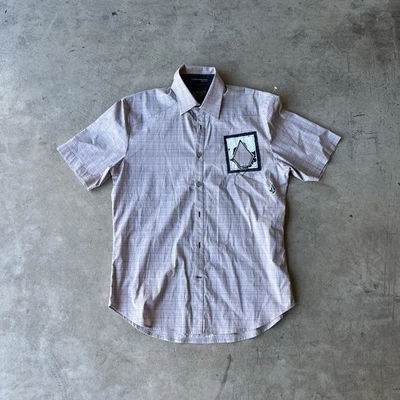 CAMISA DE MUESTRA Volcom abotonada para hombre talla M a medida y2k RARA Foto 1 de 4