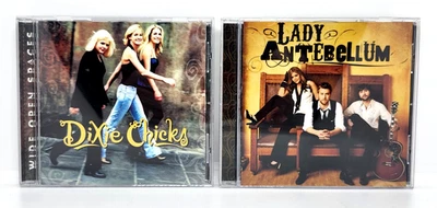 LADY ANTEBELLUM / DIXIE CHICKS CD LOT ~ SELF-TITLED & WIDE OPEN SPACES Foto 1 de 2