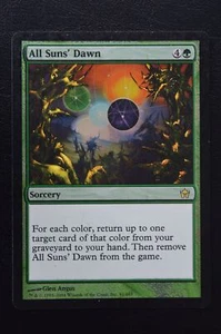 Magic The Gathering MTG ALL SUNS' DAWN FOIL Fifth Dawn MP Moderately Played - Picture 1 of 2