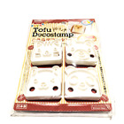 Daiso Japan Tofu Stamp Food Cutter Decor 4 PC Lunch Box Accessory Animals NEW