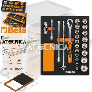 Termoformado beta M83 Serie De 24 Piezas Con Brújulas 920 Y Trinquete 1/2" - Imagen 1 de 3