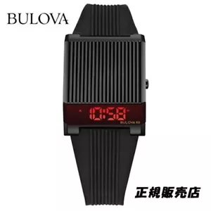 Reloj digital BULOVA 98C135 Archive Series Computron LED negro para hombre CIGAR KING - Imagen 1 de 4
