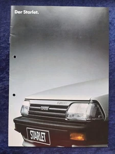 Toyota Starlet Prospekt 9.1987 gelocht - Picture 1 of 6