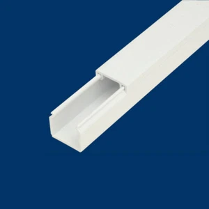 38 mm x 38 mm PVC-Kunststoff Mini-Kanal-Rohrleitung Schraubmontage - Länge auswählen - Bild 1 von 2