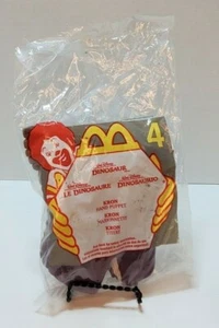 McDonalds 2000 juguete de comida feliz marioneta de dinosaurio de Walt Disney #4 corona *nuevo* - Imagen 1 de 3