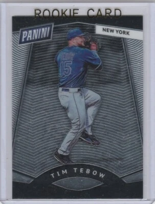TIM TEBOW Baseball 2017 MET ROOKIE CARD New York Syracuse Panini THE NATIONAL RC - Image 1 of 2