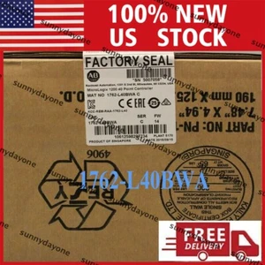 New Factory Sealed AB 1762-L40BWA SER C MicroLogix 1200 40 Point Controller - Picture 1 of 7