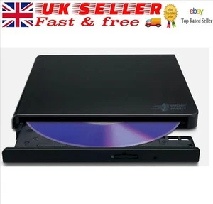 HITACHI-LG GP57EB40 Ultra Slim Portable External DVD Drive Writer - Afbeelding 1 van 6