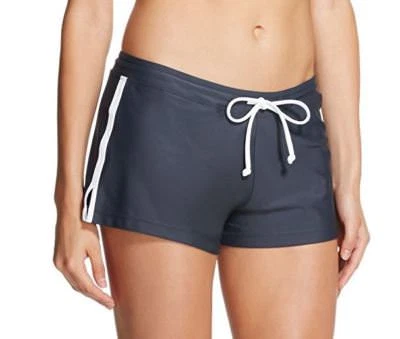 Mossimo Women's Black Swimsuit Surf Shorts W/Built In Key Holder Size Small NWT - Image 1 of 4