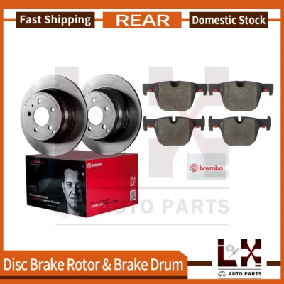 Rotor y pastilla de freno trasero Brembo 6 para BMW 328i 2,0 L BMW 330i 2,0 L Foto 1 de 4