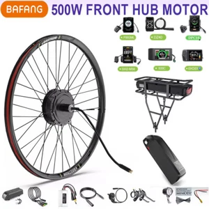 48V500W Bafang Front Wheel Hub Motor 26" 20" 700C Electric Bike Conversion Kit - Picture 1 of 25