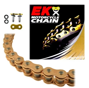 EK 530SROZ2 Gold O-Ring Motorcycle Chain (Rivet Master) - 120 Links - Picture 1 of 3