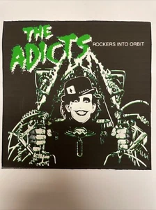 The Adicts-Rockers Into Orbit-9x9in-Sew on Band Patch Punk/Rock/Horror - Picture 1 of 1