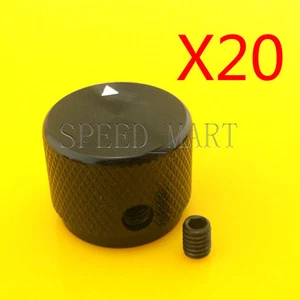 20 PIEZAS Perilla moleteada de aluminio completa de alta precisión + Tornillo ser para reproductor de CD negro - Imagen 1 de 4