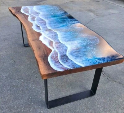 Epoxy Table Top with Acacia Wood | Dining | Coffee Table Top (Customisable) - Image 1 of 4