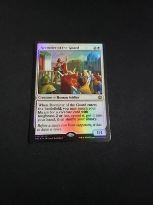 Recruiter of the Guard - FOIL - Conspiracy: Take the Crown - NM Mint - Mtg - Image 1 of 2