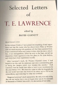 T.E. Lawrence (Lawrence of Arabia) Publisher's Promotional Leaflet 1954 Cape VG - Picture 1 of 4