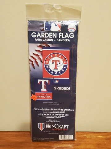 Texas Rangers 2-Sided Team Banner Garden Flag MLB WinCraft - 12.5 x 18" Cover
