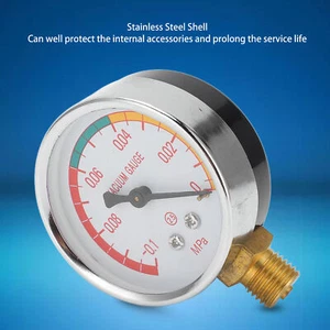 Milking Machine Pressure Gauge Stainless Steel Shell Digital Vacuum Gauge for Me - Picture 1 of 12