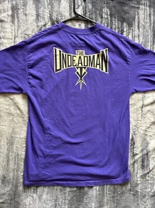 The Undertaker Purple WWE WWF Authentic Wrestling T-Shirt Large 2014 Cartoon - Picture 1 of 7