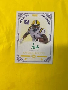 2022 ONYX VINTAGE COLLEGE FOOTBALL RC AUTO KAYSHON BOUTTE #CAKB - Picture 1 of 4
