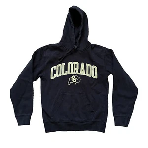 Vintage University Of Colorado Buffaloes Sweatshirt Hoodie schwarz Erwachsene Small - Bild 1 von 7
