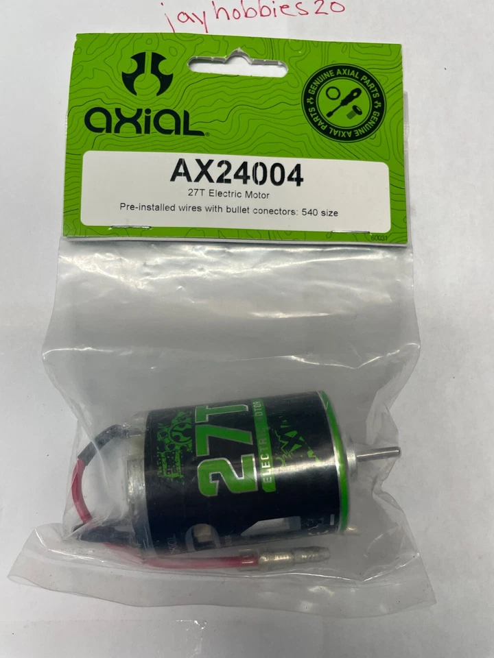 Motor eléctrico Axial AX24004 27T 540 Rock Crawler para 1/10 RC D90 SCX10 TRX4 350 Foto 1 de 1