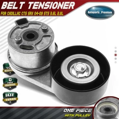 Tensor de correa de aire acondicionado con polea para Cadillac CTS SRX 04-09 STS 3,6 L 2,8 L 12577655 Foto 1 de 4