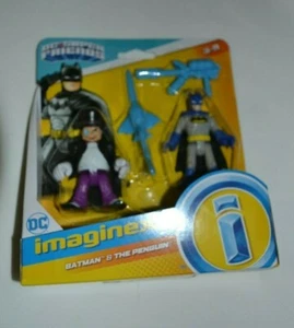 FISHER PRICE IMAGINEXT 2021 DC SUPER FRIENDS - BATMAN & THE PENGUIN - Picture 1 of 3