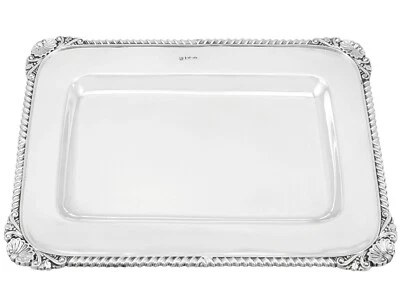 Sterling Silver Drinks Tray - Antique Victorian (1900) - Image 1 of 4