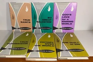 6 BOOK LOT Charles G. Finney Memorial Library: So Great Salvation + HCDJ 1st Ed. - Picture 1 of 21