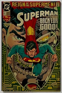 Superman 82 Back For Good - Reign of the Supermen Chromium Cover DC Comics 1993 - Picture 1 of 4