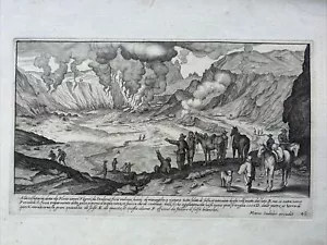 Campania, View of Solfatara, Campi Flegrei, Sadeler Egidius II (1570/1629) - Picture 1 of 7