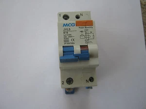 MCG JVL5 B16 16 AMP 30mA RCBO SCHUTZSCHALTER - Bild 1 von 1
