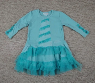 Vestido Naartjie Azul para Bebé Niña 12m-18m Algodón Foto 1 de 4