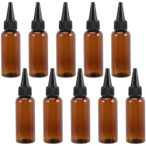 10 Pcs Hair Dye Oil Bottle Applicator for Shampoo Bottles Refillable - Picture 1 of 12