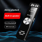 Neu Digital Sprachaktivierter Recorder Audioaufnahmegerät Audio LCD MP3 Player