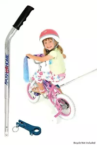 PUSH ME HOME® Parent Assistance Push Handle for Kids Bike with training wheels - Picture 1 of 7