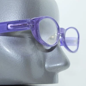 Wild Purple Chunky Frame Oval Readers +1.25 Reading Glasses - Bild 1 von 4