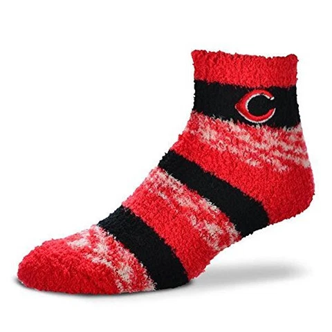 Fuzzy Zebra Socks MLB Cinncinnati Reds Cover