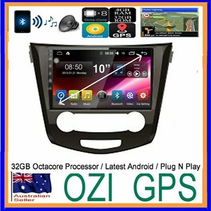 for NISSAN X-TRAIL T32 GPS BLUETOOTH HEAD UNIT APPLE CARPLAY ANDROID AUTO CAMERA - Picture 1 of 13