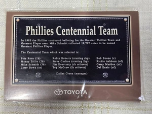 2006 Philadelphia Phillies CENTENNIAL TEAM Trading Cards SET 4"X6" - Picture 1 of 4