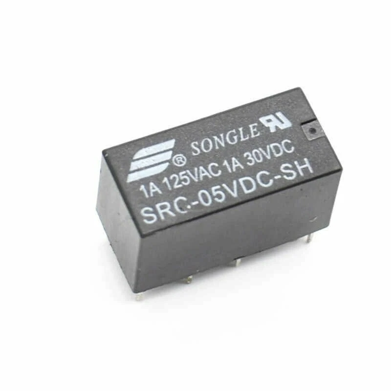 5 Volt DC Relay DPDT PCB 8-Pin Mount Non-Latching Non-Polarized Electronic - Image 1 of 4
