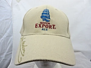 Baseballkappe Mütze Molson Export Ale Bier verstellbar v John Molson Biege - Bild 1 von 4