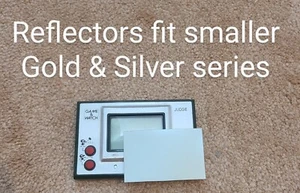 NINTENDO GAME and WATCH Best Silver Reflector Part fit smaller Gold Series - Picture 1 of 7