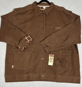 State Property Jacke Herren 3XL braun Hemdjacke Chore gefüttert Cord Scheune - Bild 1 von 13